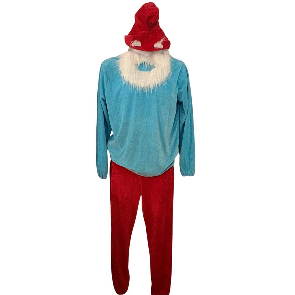Papa Smurf Costume Unisex Medium Halloween Party